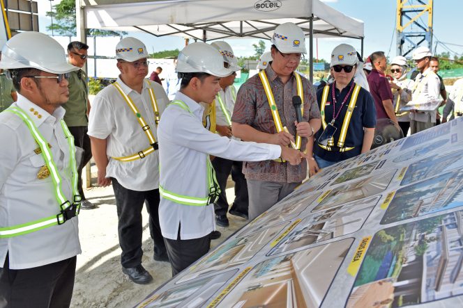
 Ket. foto: Peninjauan progres pembangunan gedung Istana Wakil Presiden (28/5/2025).
Sumber: Agus Suparto
