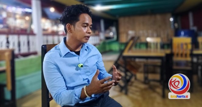 
 Sekretaris DPD Partai Gelora Kukar, Aspin Anwar. (Indirwan/Fairuzzabady/KutaiPanrita.id)