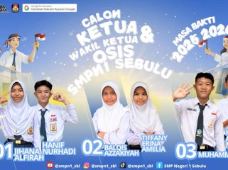 Flyer Pemilihan Ketua Osis SMPN 1 Sebulu Beberapa Waktu Lalu. (Istimewa)
