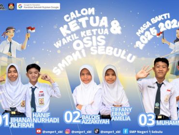 Flyer Pemilihan Ketua Osis SMPN 1 Sebulu Beberapa Waktu Lalu. (Istimewa)
