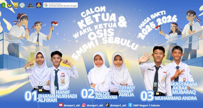 
 Flyer Pemilihan Ketua Osis SMPN 1 Sebulu Beberapa Waktu Lalu. (Istimewa)