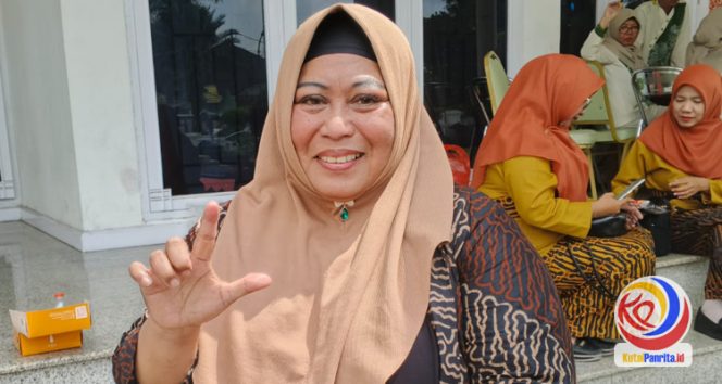 
 Kepala Sekolah SMP Negeri 3 Tenggarong, Sariyani. (Indirwan/Fairuzzabady/KutaiPanrita.id)