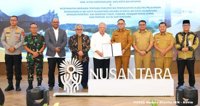 
 Otorita Ibu Kota Nusantara (IKN) bersama Pemerintah Provinsi (Pemprov) Kalimantan Timur, Pemerintah Kabupaten (Pemkab) Penajam Paser Utara, Pemerintah Kabupaten (Pemkab) Kutai Kartanegara, dan Pemerintah Kota (Pemkot) Balikpapan menyepakati batas wilayah antara IKN dan wilayah administratif di sekitarnya. Kesepakatan ini ditegaskan melalui penandatanganan berita acara yang diselenggarakan di Kantor Kemenko 3, Kawasan Inti Pusat Pemerintahan (KIPP) IKN, pada Selasa (21/10/2025).