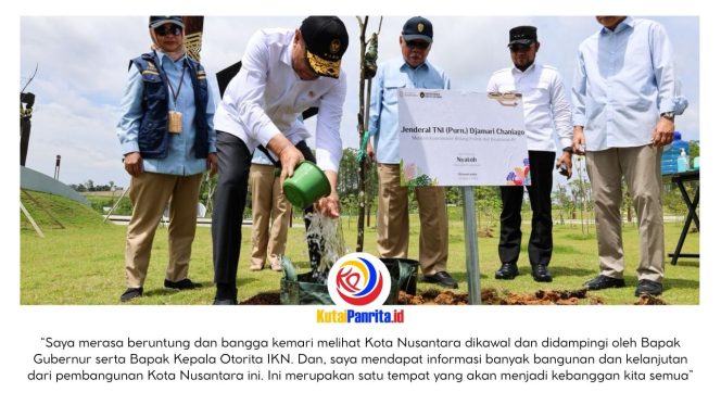 
 Menkopolkam RI beserta jajaran meninjau sejumlah titik strategis pembangunan di Kawasan Inti Pusat Pemerintahan (KIPP) Nusantara, pada Selasa (3/3/2026).