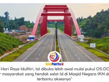 Kondisi ruas Jalan Tol Ibu Kota Nusantara (IKN) yang menghubungkan Kota Balikpapan dengan kawasan Ibu Kota Nusantara. Foto: Humas Otorita Ibu Kota Nusantara.