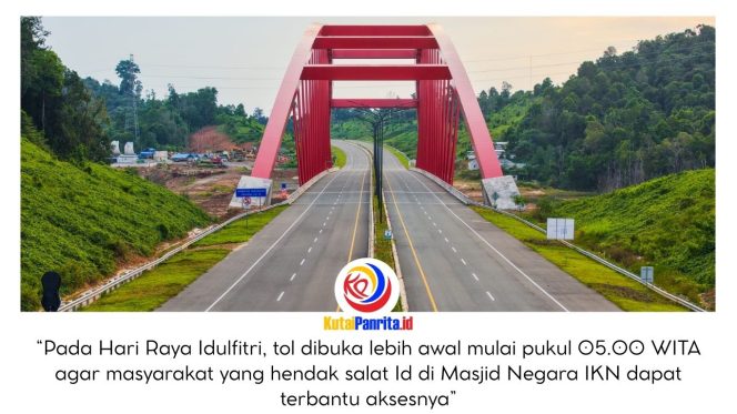 
 Kondisi ruas Jalan Tol Ibu Kota Nusantara (IKN) yang menghubungkan Kota Balikpapan dengan kawasan Ibu Kota Nusantara. Foto: Humas Otorita Ibu Kota Nusantara.