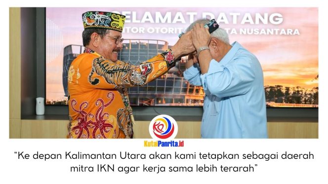 
 Otorita Ibu Kota Nusantara (IKN) menerima kunjungan dan aspirasi dari Wakil Gubernur, tokoh adat, serta tokoh masyarakat Dayak Kenyah dari Kalimantan Utara. Dok: Humas Otorita Ibu Kota Nusantara.