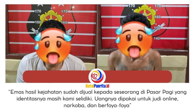 
 Dua pelaku pencurian dengan kekerasan (curas) terhadap seorang nenek di Kecamatan Loa Janan, Kabupaten Kutai Kartanegara, berhasil diamankan aparat kepolisian setelah kasusnya sempat viral di media sosial. Dok: Polsek Loa Janan.