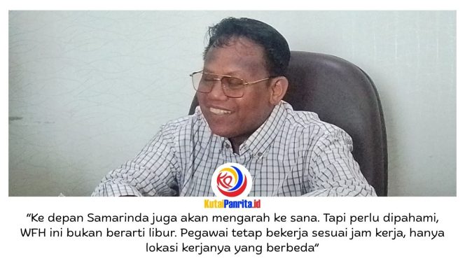 
 Ketua Komisi I DPRD Kota Samarinda, Samri Shaputra, mendorong penerapan skema work from home (WFH) secara bertahap di lingkungan pemerintahan sebagai bagian dari penyesuaian terhadap pola kerja modern dan digitalisasi. Foto: Fathur Rabbany.