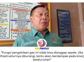 Ketua Pansus, Achmad Sukamto, memberikan keterangan usai evaluasi proyek TPA di Samarinda yang dinilai belum optimal meski telah dinyatakan selesai secara administratif. Foto: Fathur Rabbany.