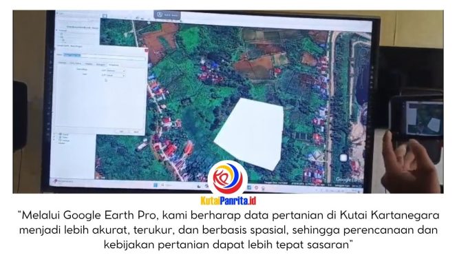 
 Google Earth Pro Perkuat Akurasi Data Pertanian di Kutai Kartanegara