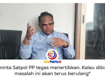 Ketua Komisi I DPRD Kota Samarinda, Samri Shaputra, memberikan keterangan terkait maraknya aktivitas usaha yang memanfaatkan badan jalan sebagai area parkir. Ia menilai praktik tersebut mengganggu kepentingan umum serta berpotensi menimbulkan kemacetan hingga kecelakaan lalu lintas. Foto: Yana Ashari.