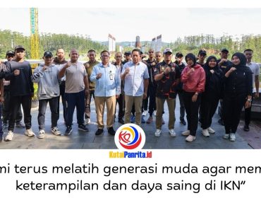 Otorita Ibu Kota Nusantara (IKN) bekerja sama dengan Polda Kalimantan Timur menyelenggarakan pelatihan tenaga pengamanan bagi masyarakat lokal. Dok: Humas Otorita Ibu Kota Nusantara.