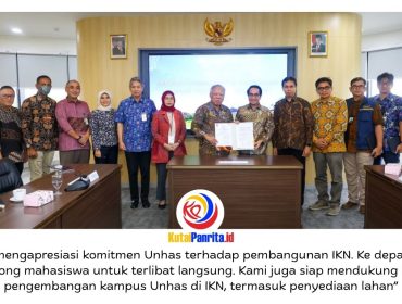 Otorita IKN menandatangani nota kesepahaman dengan Universitas Hasanuddin di bidang pendidikan, penelitian, dan pengabdian kepada masyarakat. Dok: Humas Otorita Ibu Kota Nusantara.