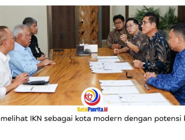 Penandatanganan Perjanjian Kerja Sama (PKS) antara Otorita IKN dan dua pelaku usaha pelopor dengan total nilai investasi mencapai Rp1,2 triliun. Dok: Humas Otorita Ibu Kota Nusantara.