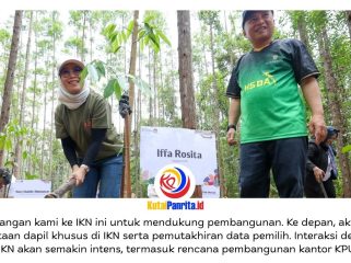 Komisi Pemilihan Umum (KPU) se-Indonesia melakukan kunjungan kerja ke Ibu Kota Nusantara (IKN) dalam rangka memperkuat koordinasi dan mendukung proses pembangunan serta kesiapan penyelenggaraan kepemiluan di kawasan ibu kota baru tersebut. Dok: Humas Otorita Ibu Kota Nusantara.