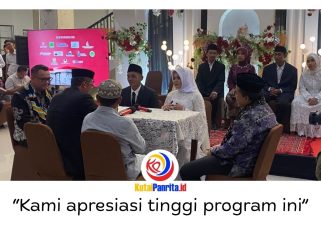 Suasana nikah massal yang digelar Pemerintah Kabupaten Kutai Kartanegara di Mal Pelayanan Publik (MPP) Kukar, Rabu (29/4/2026). Foto: Fairuzzabady.