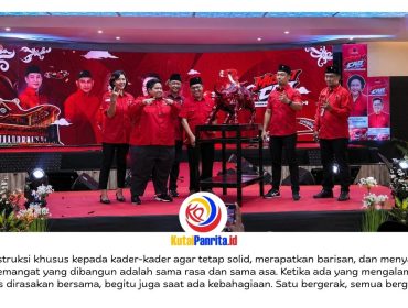 Pembukaan Musyawarah Anak Cabang (Musancab) PDI Perjuangan Kabupaten Kutai Kartanegara (Kukar) yang digelar di Gedung Putri Karang Melenu, Tenggarong Seberang, Sabtu (25/4/2026), berlangsung penuh semangat dan menjadi momentum penting konsolidasi partai hingga tingkat akar rumput. Foto: Akmal Hafidz Krisnowo.