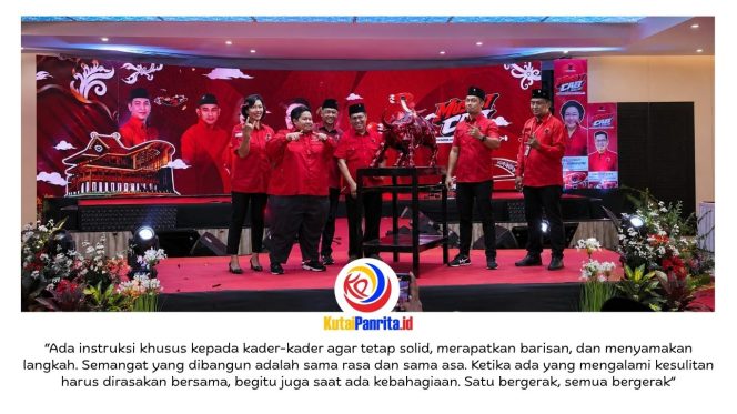
 Pembukaan Musyawarah Anak Cabang (Musancab) PDI Perjuangan Kabupaten Kutai Kartanegara (Kukar) yang digelar di Gedung Putri Karang Melenu, Tenggarong Seberang, Sabtu (25/4/2026), berlangsung penuh semangat dan menjadi momentum penting konsolidasi partai hingga tingkat akar rumput. Foto: Akmal Hafidz Krisnowo.