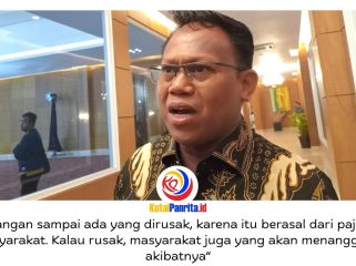 Ketua Komisi I DPRD Kota Samarinda mengingatkan agar rencana aksi tetap berlangsung tertib, aman, dan tidak mengganggu ketertiban umum, meskipun ditujukan kepada pemerintah provinsi. Foto: Yana Ashari.