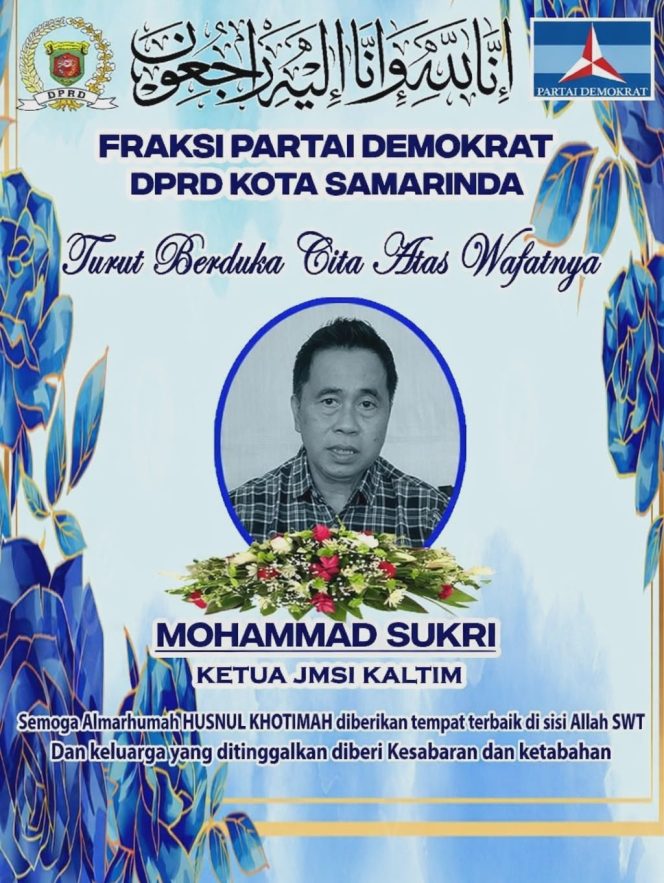 
 Ketua JMSI Kaltim Wafat, Dunia Pers Berduka