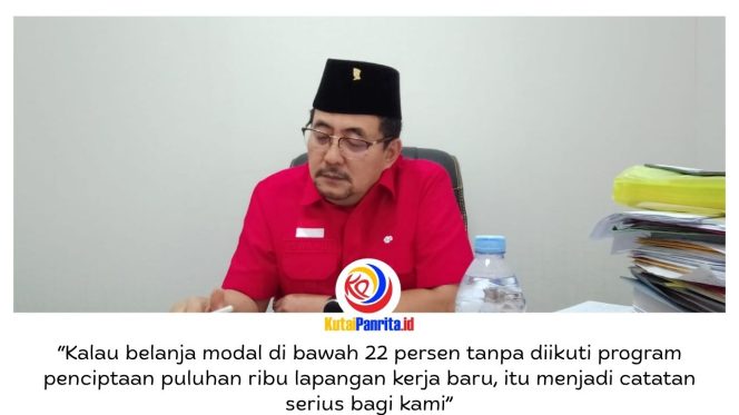 
 Ketua Komisi II DPRD Kota Samarinda, Iswandi, menilai alokasi anggaran saat ini belum sepenuhnya mendorong pembangunan produktif serta penciptaan lapangan kerja. Foto: Fathur Rabbany.