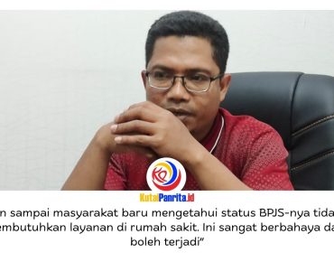 Anggota Komisi IV DPRD Kota Samarinda, Ismail Latisi, memberikan keterangan terkait pentingnya keberlanjutan layanan jaminan kesehatan bagi masyarakat. Foto: Fathur Rabbany.