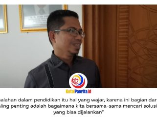 Anggota Komisi IV DPRD Kota Samarinda, Ismail Latisi, memberikan keterangan kepada awak media terkait pentingnya transformasi pendidikan sebagai langkah strategis untuk mempersiapkan generasi muda yang mampu bersaing di tengah pesatnya perkembangan teknologi. Foto: Fathur Rabbany.