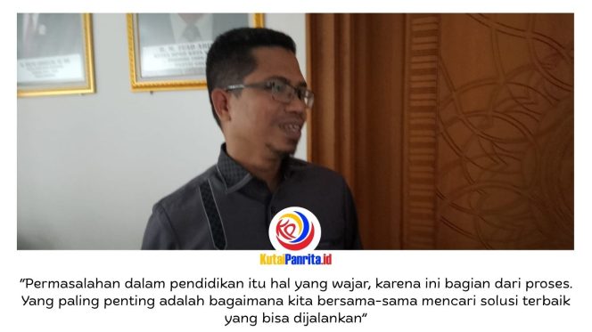 
 Anggota Komisi IV DPRD Kota Samarinda, Ismail Latisi, memberikan keterangan kepada awak media terkait pentingnya transformasi pendidikan sebagai langkah strategis untuk mempersiapkan generasi muda yang mampu bersaing di tengah pesatnya perkembangan teknologi. Foto: Fathur Rabbany.