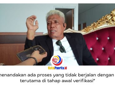 Anggota Komisi I DPRD Samarinda, Markaca, memberikan keterangan terkait masih adanya celah dalam proses administrasi pertanahan yang berpotensi memicu konflik di masyarakat. Foto: Fathur Rabbany.