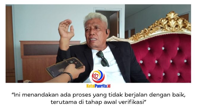 
 Anggota Komisi I DPRD Samarinda, Markaca, memberikan keterangan terkait masih adanya celah dalam proses administrasi pertanahan yang berpotensi memicu konflik di masyarakat. Foto: Fathur Rabbany.