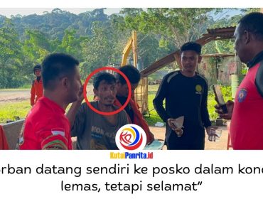 Tim SAR gabungan berhasil menemukan Rofik (40), warga Desa Telemow, Kecamatan Sepaku, Kabupaten Penajam Paser Utara, yang sebelumnya dilaporkan hilang di kawasan hutan Kilometer 41 Sepaku, Kamis (28/5/2026). Korban ditemukan dalam kondisi selamat setelah dilakukan pencarian intensif sejak pagi hari. Foto: Dok. Humas Basarnas Kaltim.