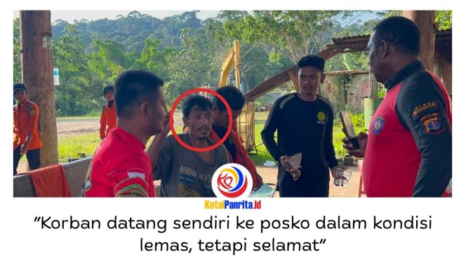 
 Tim SAR gabungan berhasil menemukan Rofik (40), warga Desa Telemow, Kecamatan Sepaku, Kabupaten Penajam Paser Utara, yang sebelumnya dilaporkan hilang di kawasan hutan Kilometer 41 Sepaku, Kamis (28/5/2026). Korban ditemukan dalam kondisi selamat setelah dilakukan pencarian intensif sejak pagi hari. Foto: Dok. Humas Basarnas Kaltim.