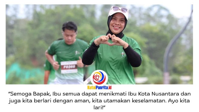 
 Sekitar 1.500 peserta dari berbagai daerah di Indonesia hingga mancanegara mengikuti ajang lari kategori 5K, 10K, dan 21K atau half marathon di kawasan IKN. Para pelari tampak antusias menikmati pengalaman berlari di tengah kawasan pemerintahan baru yang terus berkembang. Dok: Humas Otorita Ibu Kota Nusantara.