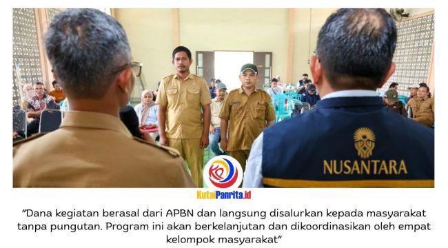 Suasana rembuk warga yang digelar Otorita Ibu Kota Nusantara (IKN) bersama masyarakat Desa Sukaraja, Kecamatan Sepaku, Kabupaten Penajam Paser Utara, Selasa (19/05/2026), terkait rencana pembangunan drainase sebagai bagian dari penataan Koridor Sepaku di kawasan penyangga IKN. Dok: Humas Otorita Ibu Kota Nusantara.
