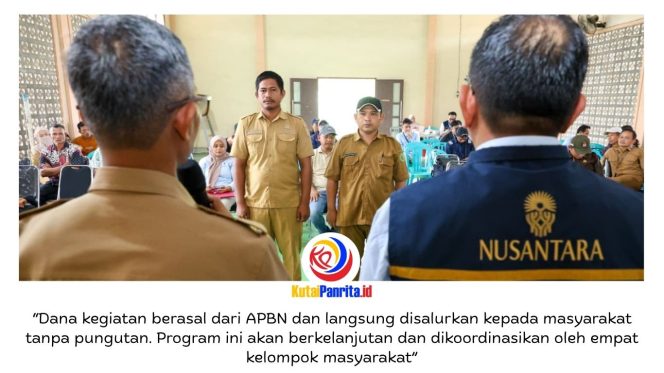 
 Suasana rembuk warga yang digelar Otorita Ibu Kota Nusantara (IKN) bersama masyarakat Desa Sukaraja, Kecamatan Sepaku, Kabupaten Penajam Paser Utara, Selasa (19/05/2026), terkait rencana pembangunan drainase sebagai bagian dari penataan Koridor Sepaku di kawasan penyangga IKN. Dok: Humas Otorita Ibu Kota Nusantara.