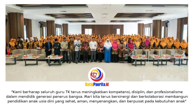 
 Suasana kegiatan peringatan HUT ke-76 IGTKI-PGRI di Kawasan Inti Pusat Pemerintahan (KIPP) Ibu Kota Nusantara. Otorita IKN menegaskan bahwa pendidikan anak usia dini menjadi fondasi utama dalam membentuk karakter dan kualitas generasi masa depan Indonesia. Dok: Humas Otorita Ibu Kota Nusantara.