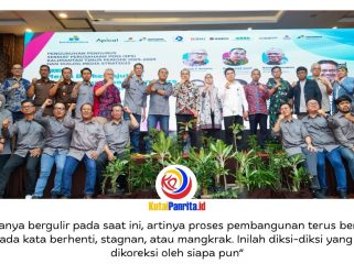 Juru Bicara Otorita IKN, Troy Pantouw, menegaskan komitmen keberlanjutan pembangunan Ibu Kota Nusantara saat menghadiri agenda Pengukuhan Pengurus Serikat Perusahaan Pers (SPS) Kalimantan Timur Periode 2025–2029 dan Dialog Media Strategis di Grand Tjokro, Balikpapan, Rabu (20/05/2026).