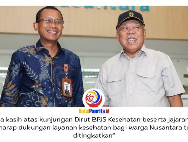 Direktur Utama BPJS Kesehatan, Prihati Pujowaskito, beserta jajaran melakukan kunjungan kerja ke sejumlah fasilitas kesehatan di wilayah Kalimantan Timur, termasuk Rumah Sakit Umum Pusat (RSUP) Ibu Kota Nusantara (IKN), pada Minggu (3/5/2026). Dok: Humas Otorita Ibu Kota Nusantara.