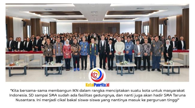 Layanan Pendidikan Tinggi Wilayah XI Kalimantan menggelar Rapat Koordinasi Pimpinan Perguruan Tinggi se-Kalimantan di Multifunction Hall, Kantor Bersama 3, Kawasan Inti Pusat Pemerintahan (KIPP) IKN, Sabtu (09/05/2026). Dok: Humas Otorita Ibu Kota Nusantara.