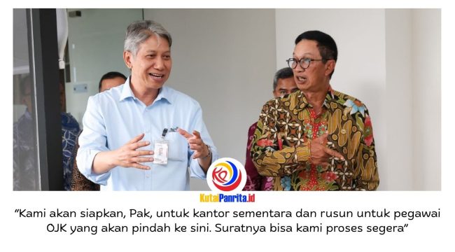 Otorita IKN menerima kunjungan kerja Wakil Ketua Otoritas Jasa Keuangan (OJK) guna membahas percepatan pembangunan kantor OJK serta persiapan pemindahan pegawai secara bertahap ke Ibu Kota Nusantara (IKN), di Kantor Otorita IKN, Senin (11/5/2026).