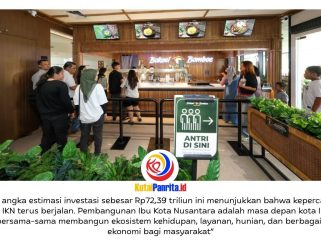 Pembangunan Ibu Kota Nusantara (IKN) terus berjalan seiring tumbuhnya ekosistem perekonomian dan investasi di kawasan Nusantara. Foto: Humas Otorita Ibu Kota Nusantara.