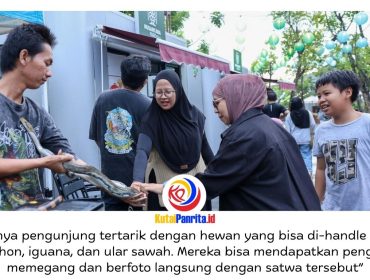 Pameran reptil memeriahkan momen libur Hari Kenaikan Yesus Kristus di Nusantara Park sebagai sarana edukasi masyarakat mengenai berbagai jenis satwa reptil dan mamalia eksotis, Sabtu–Minggu (16–17/05/2026). Dok: Humas Otorita Ibu Kota Nusantara.