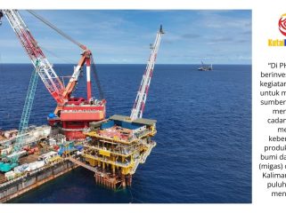 PT Pertamina Hulu Mahakam (PHM) berhasil menyelesaikan pemasangan jacket dan topside Platform Offshore Manpatu berbobot sekitar 1.000 ton di lepas pantai South Mahakam, Kalimantan Timur, pada 27 Mei 2026. Pencapaian ini menjadi tonggak penting dalam pengembangan sektor hulu migas nasional. Foto: Dok. PHM – PHI.