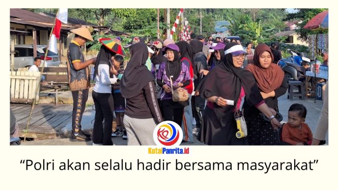 
 Ratusan Warga Meriahkan Jalan Sehat Hari Bhayangkara ke-80, Polsek Loa Kulu Perkuat Kedekatan dengan Masyarakat