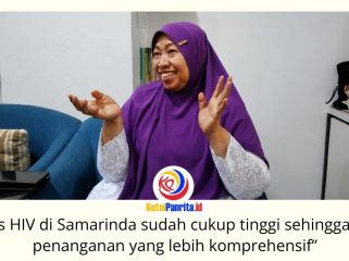 Ketua Pansus IV DPRD Kota Samarinda, Sri Puji Astuti, menjelaskan Raperda Penanggulangan TB dan HIV/AIDS disusun untuk memperkuat penanganan penyakit, mulai dari peningkatan layanan kesehatan, ketersediaan obat, hingga kepatuhan pasien menjalani terapi. Foto: Fathur Rabbany.