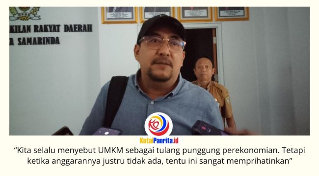 Ketua Komisi II DPRD Kota Samarinda, Iswandi, menyampaikan keprihatinannya atas tidak adanya alokasi anggaran bagi sektor Usaha Mikro, Kecil, dan Menengah (UMKM) dalam APBD 2026. Menurutnya, kebijakan tersebut bertolak belakang dengan komitmen menjadikan UMKM sebagai penggerak utama perekonomian daerah. Foto: Fathur Rabbany.