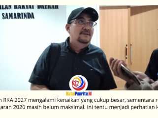 Ketua Komisi II DPRD Kota Samarinda, Iswandi, memberikan keterangan usai rapat bersama BPKAD, Selasa (30/6/2026). Ia menyoroti usulan Rencana Kerja dan Anggaran (RKA) BPKAD Tahun 2027 yang meningkat signifikan dan meminta setiap program memiliki target serta capaian yang terukur. Foto: Fathur Rabbany.