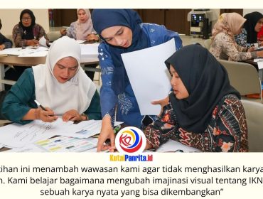 Otorita IKN bekerja sama dengan Bank Indonesia menyelenggarakan workshop pengembangan motif batik bagi pengrajin wastra di IKN. Foto: Humas Otorita IKN.