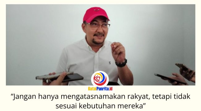 Ketua Komisi II DPRD Kota Samarinda, Iswandi, memberikan keterangan kepada awak media usai RDP bersama Diskumi. Ia meminta program pemberdayaan koperasi dan UMKM disusun berdasarkan kebutuhan nyata masyarakat agar anggaran tepat sasaran. Foto: Fathur Rabbany.